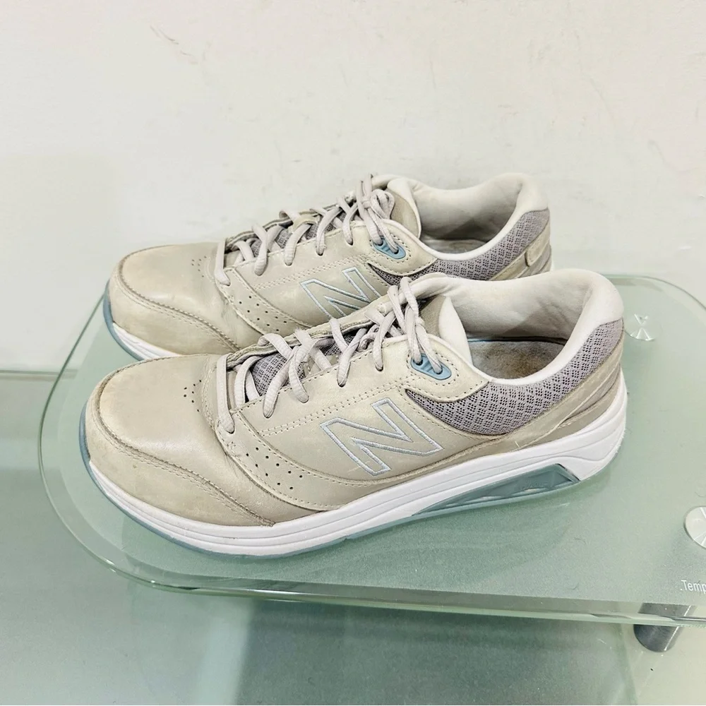 New Balance 928 V3 Women's Walking Shoes Size 8,5 B Brown‎ Gray Leather Sneakers